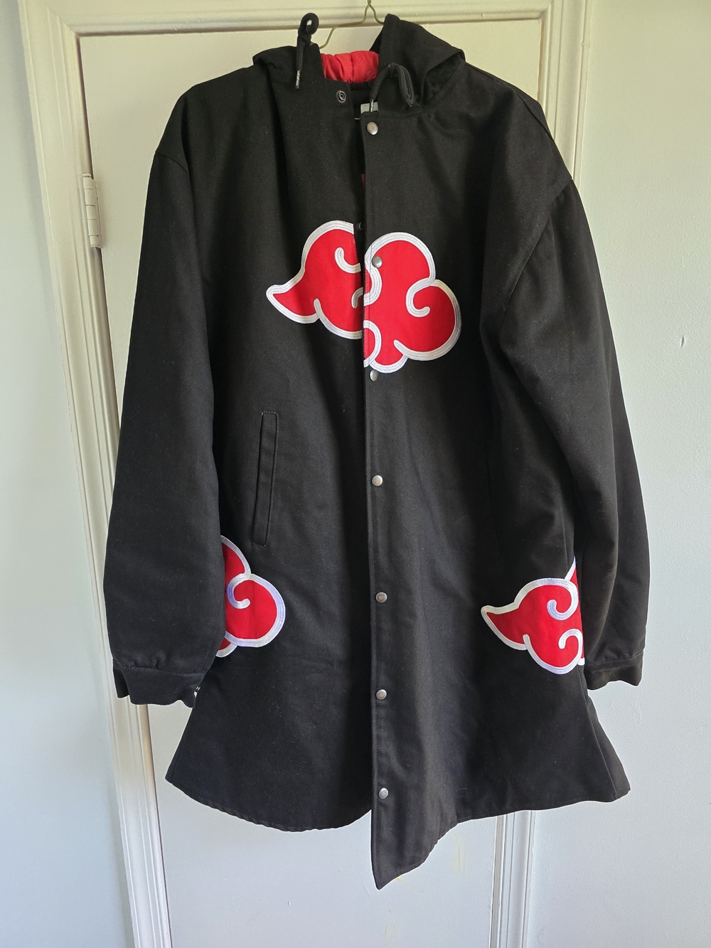 Naruto Akatsuki Cloud Hooded Jacket, Anime Cosplay, Streetwear